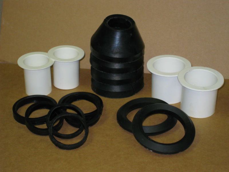 compression rings, corrosion barrier rings, duoline rings, duoline repair flares